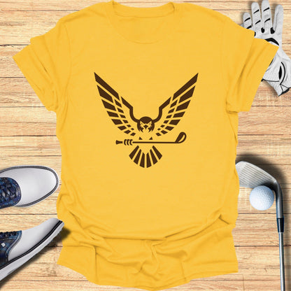 Bold Golf Eagle Graphic T-Shirt for Active Lifestyle