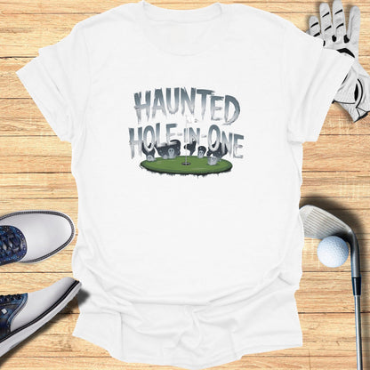 Haunted Hole In One T-Shirt - Funny Golf Tee by Swing Epic