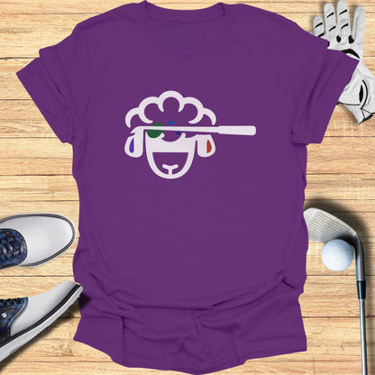 Cool Purple Shirt with Unique Sheep Design