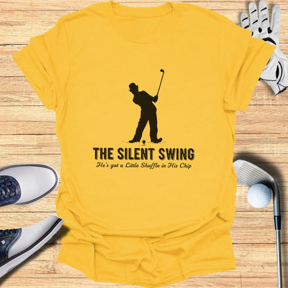 The Silent Swing Golf T-Shirt Unique Golf Apparel