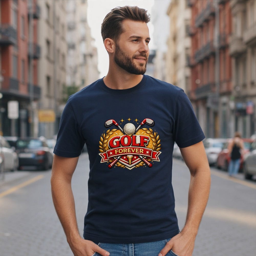 Golf Forever Graphic Tee for Enthusiasts and Players