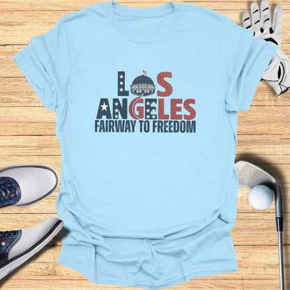 Los Angeles Golf T-Shirt - Funny Golf Tee by Swing Epic