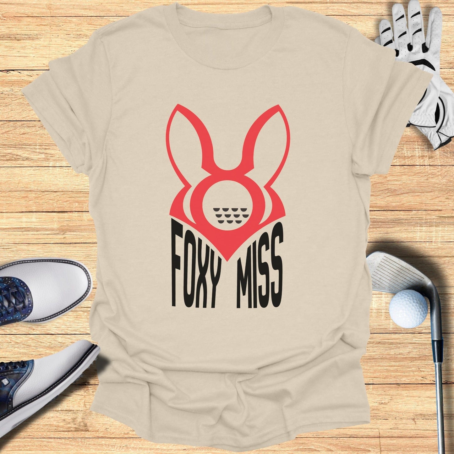 Foxy Miss Graphic Tee Golf Clothing Apparel