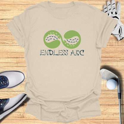 Endless Arc Graphic Golf Shirt for Adults