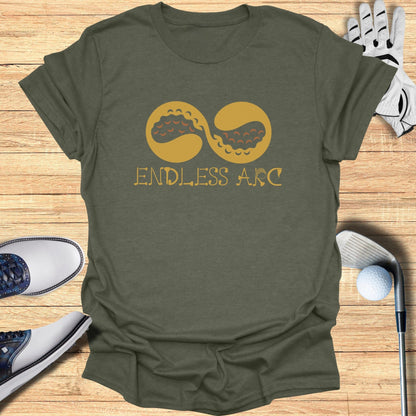 Unique Endless Arc Graphic Tee Perfect for Casual Wear