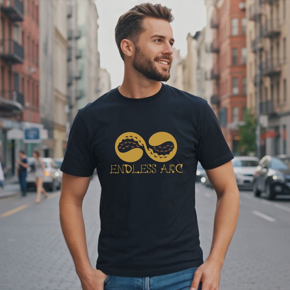 Endless Arc Graphic Tee for Fashion Enthusiasts