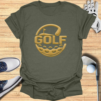Stylish Green T-Shirt with Golf Design Product