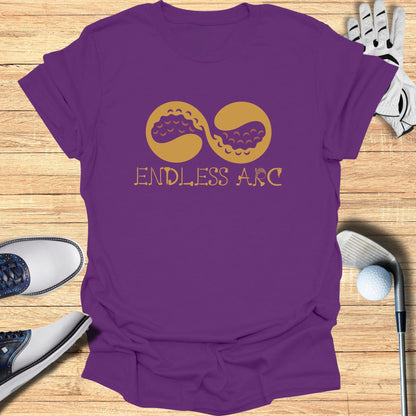 Endless Arc Graphic Tee for Golf Enthusiasts