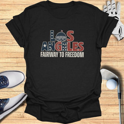 Los Angeles Golf T-Shirt - Funny Golf Tee by Swing Epic