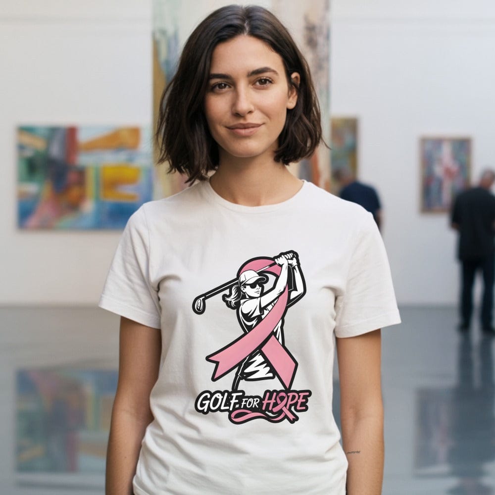 Golf For Hope Graphic T-Shirt Cancer Awareness Product