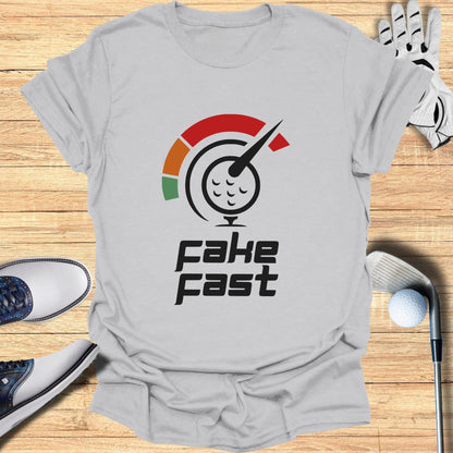 Funny Golf Fake Fast T-Shirt Sports Enthusiast Tee