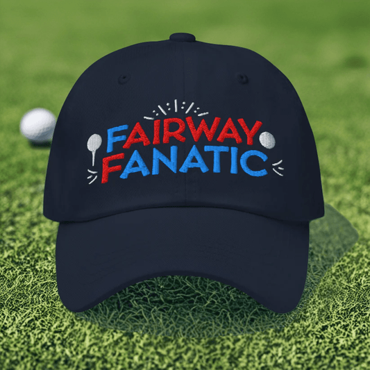 Fairway Fanatic Embroidered Golf Cap - Funny Golf Tee by Swing Epic