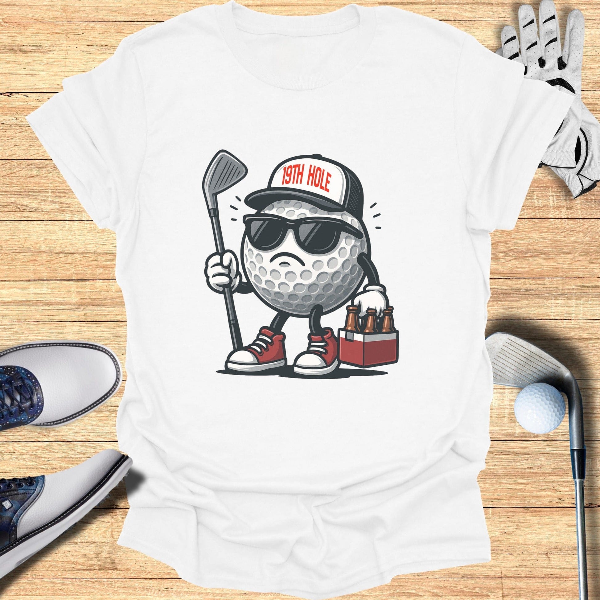 Funny Golf T-Shirt with Cool Golf Ball Graphic