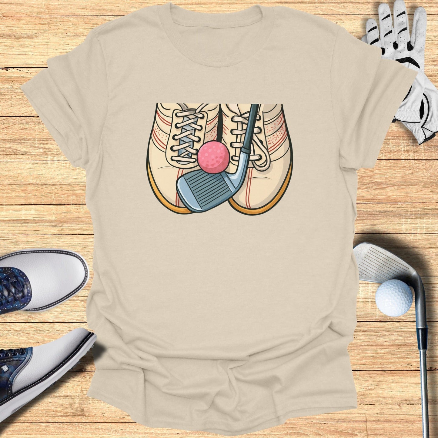 Golf Shoes and Gear Illustration Shirt