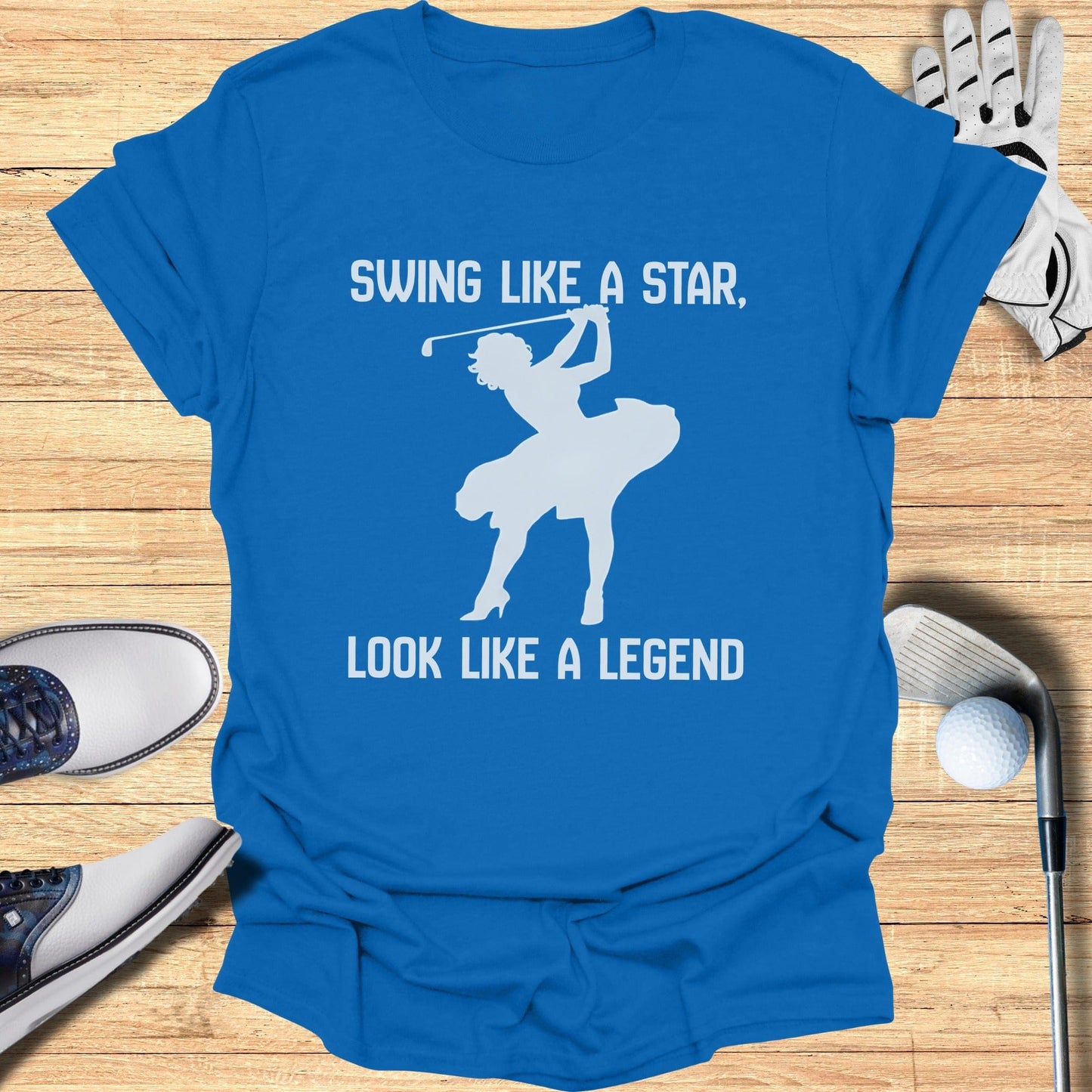 Swing Like A Star Look Like A Legend T-Shirt