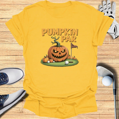 Pumpkin Par T-Shirt - Funny Golf Tee by Swing Epic
