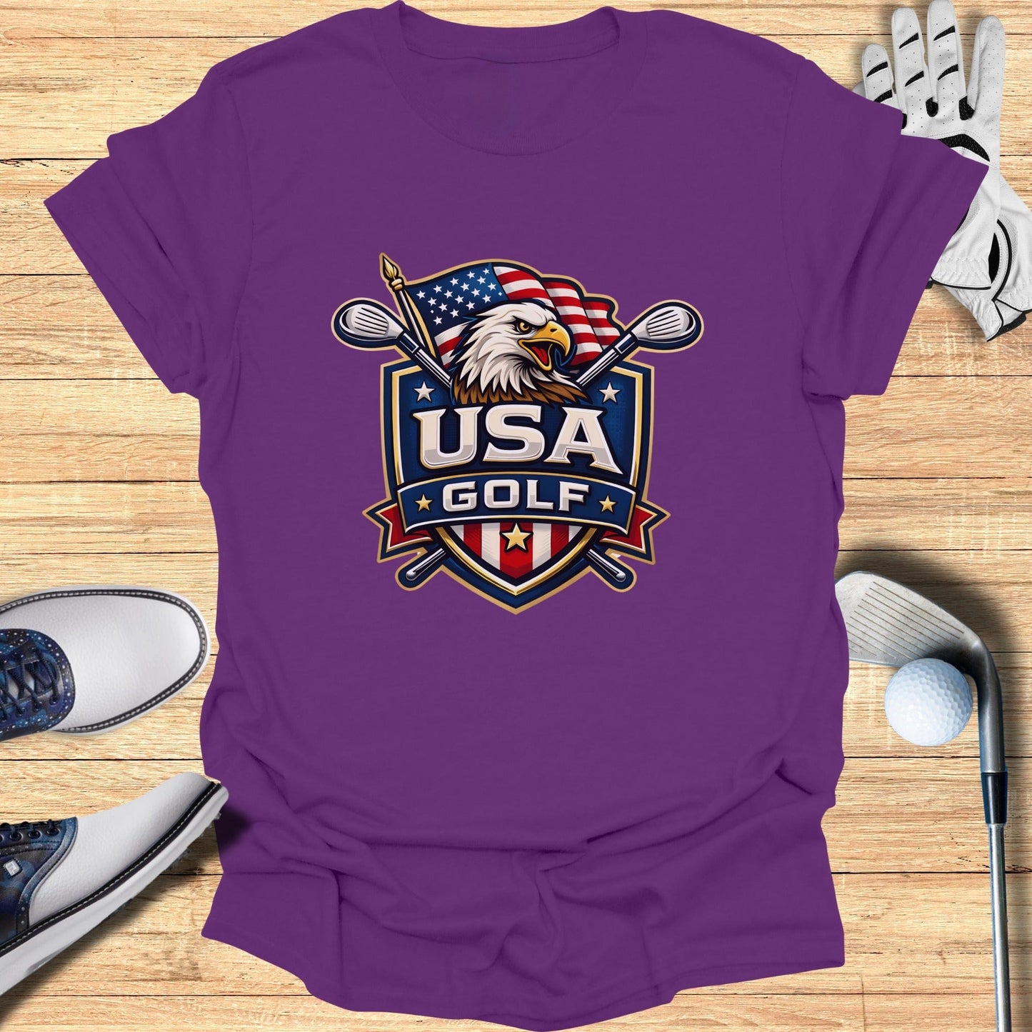 USA Golf Eagle Pride Shirt For Golf Lovers