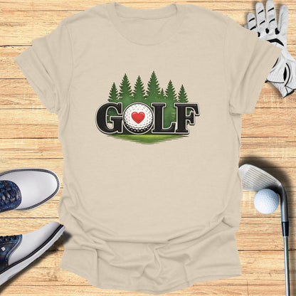 Love Golf Graphic T-Shirt for Golf Enthusiasts
