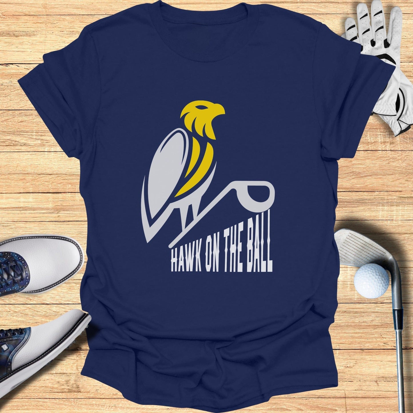 Hawk on the Ball Graphic Tee Shirt