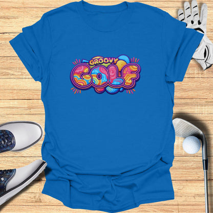 Groovy Golf Colorful T-Shirt for Fun-Loving Players