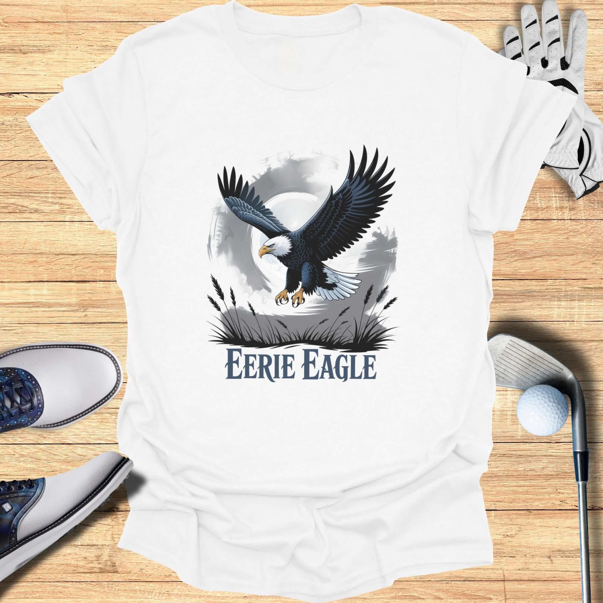 Eerie Eagle T-Shirt - Funny Golf Tee by Swing Epic