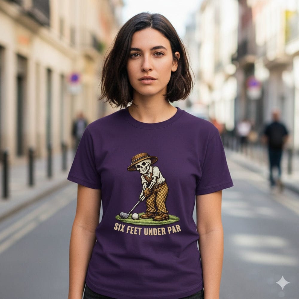 Six Feet Under Par Skeleton Graphic Tee Product