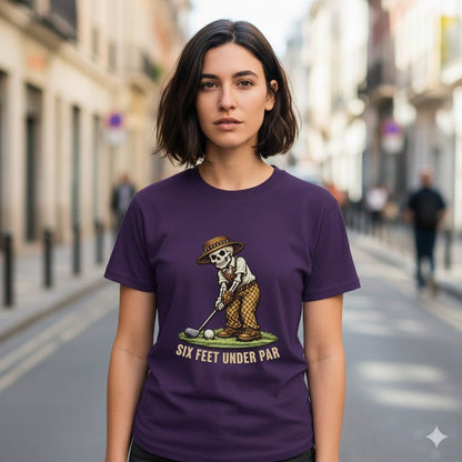 Six Feet Under Par Skeleton Graphic Tee Product