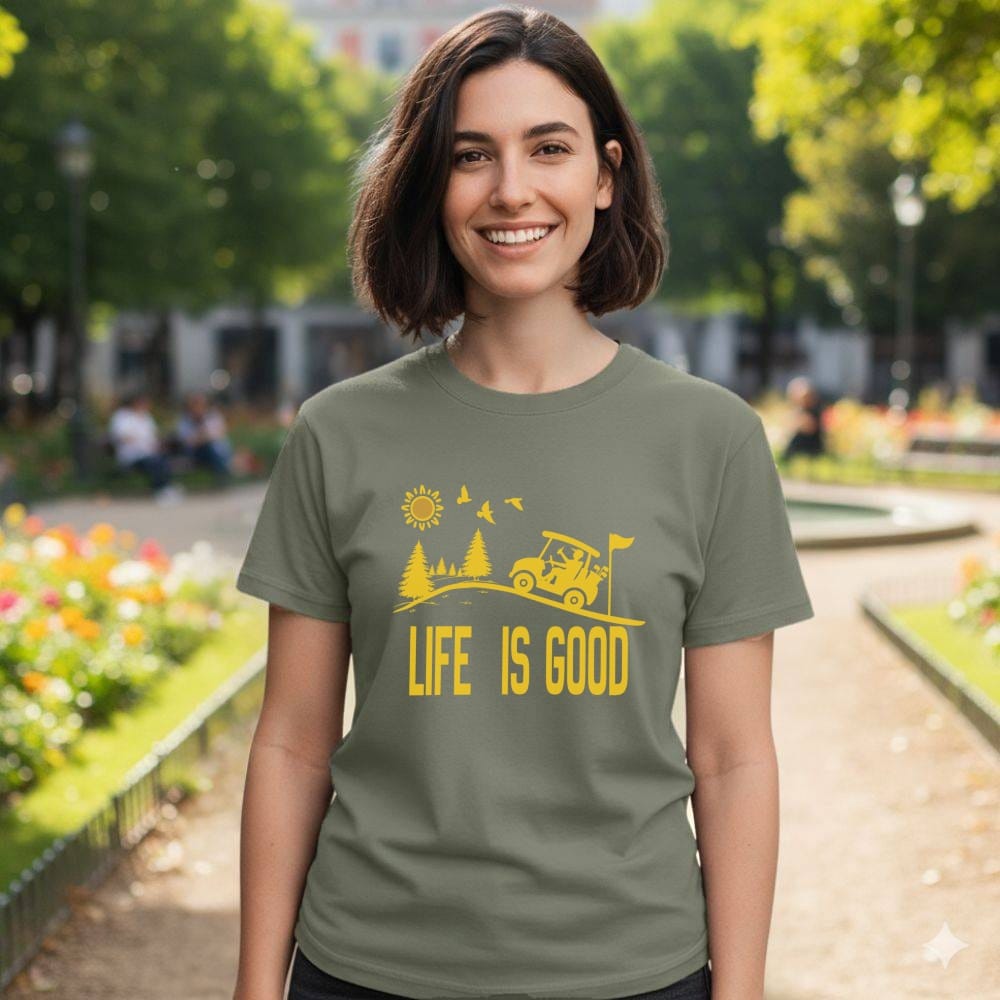 Life Is Good Graphic Tee for Casual Outings