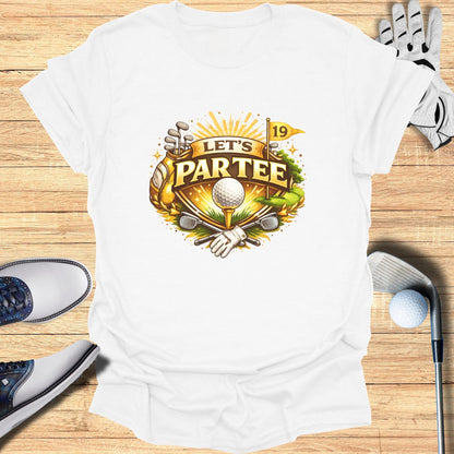 Let's Partee 19 Golf Themed Graphic T-shirt