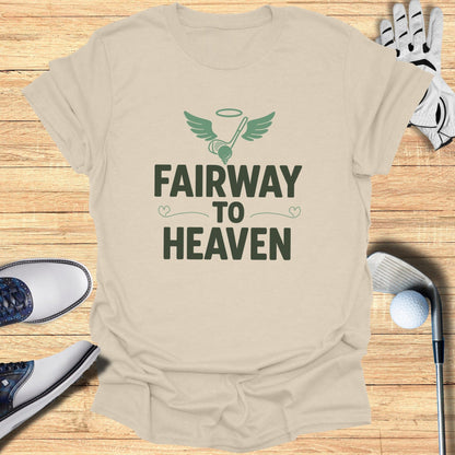 Fairway To Heaven T-Shirt - Funny Golf Tee by Swing Epic