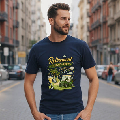 Retirement Is Par-fect Golf Design Men's T-Shirt