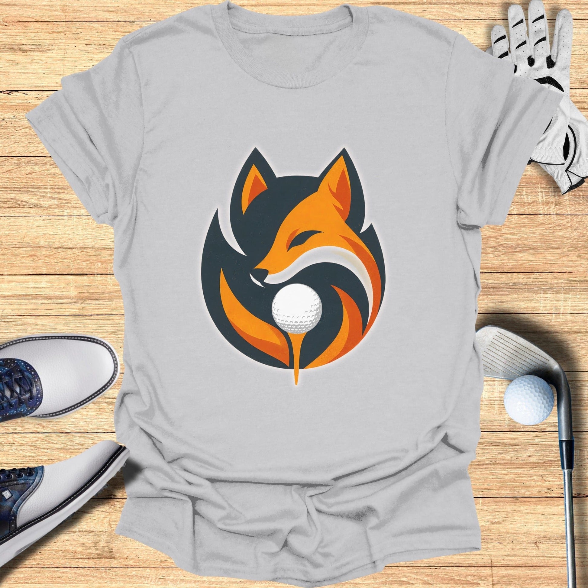 Stylish Fox Golf Graphic Tee Playful Golfing Product