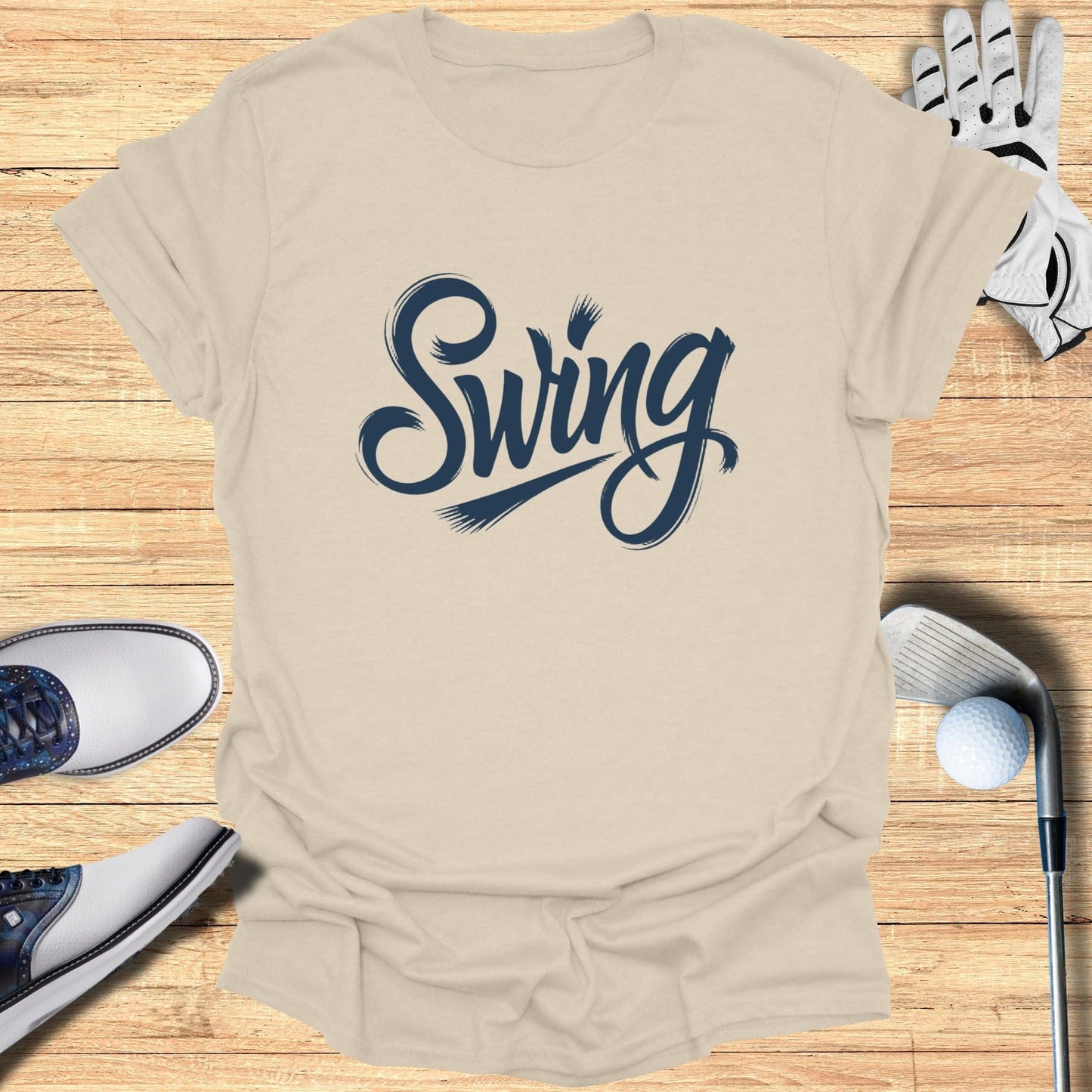 Swing Short Sleeve T-Shirt with Casual Vibe