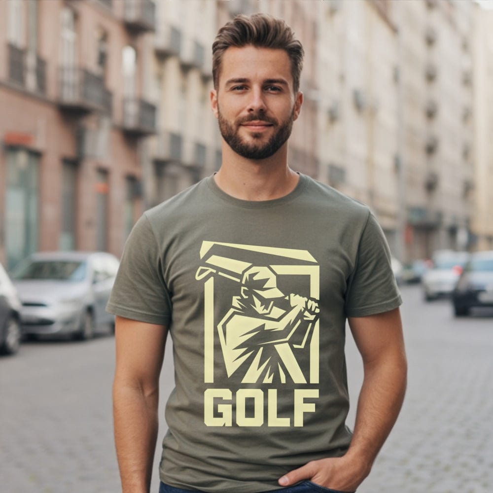 Stylish Urban Graphic Tee for Golf Enthusiasts