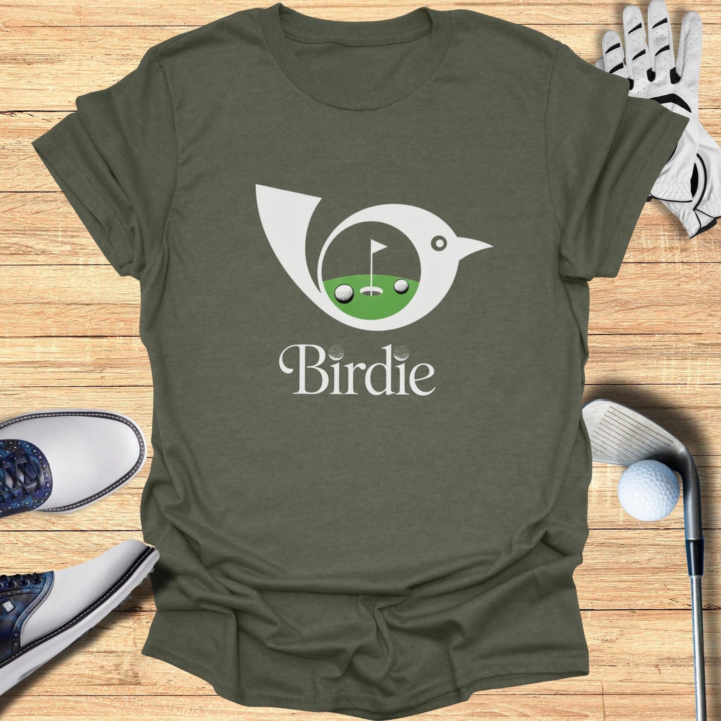 Birdie Golf Graphic T-Shirt Sports Tee