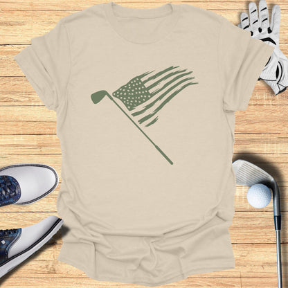 American Flag Golf Club Patriotic Graphic Shirt product