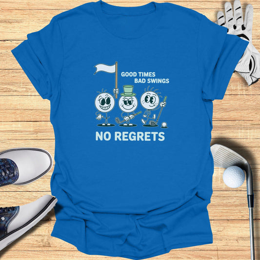 Good Times Bad Swings T-Shirt - Funny Golf Tee by Swing Epic