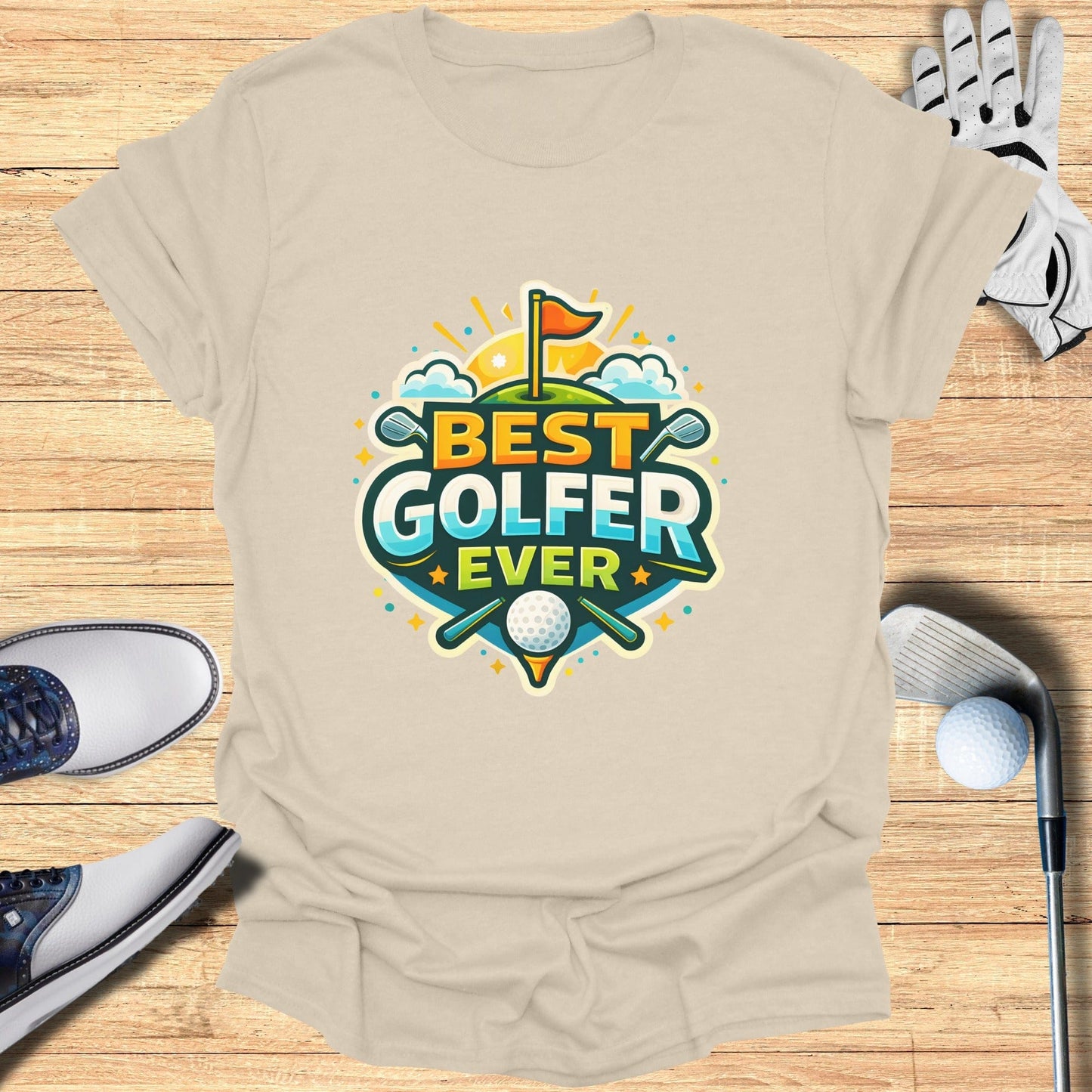 Best Golfer Ever Golf Graphic Tee for Sports Fans