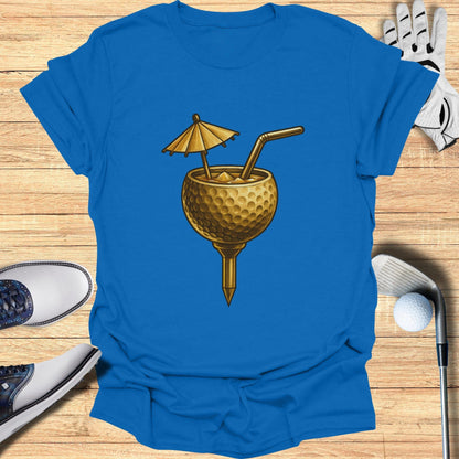 Fun Golf Themed Graphic T-Shirt Golf Drink Design