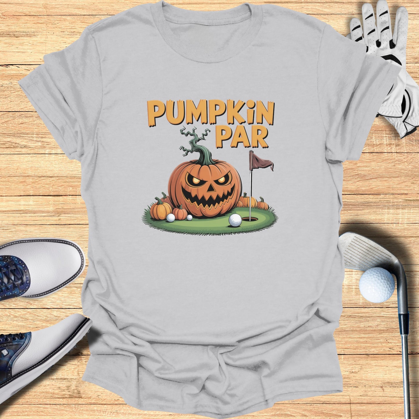Pumpkin Par Golf Themed Halloween T-Shirt product type