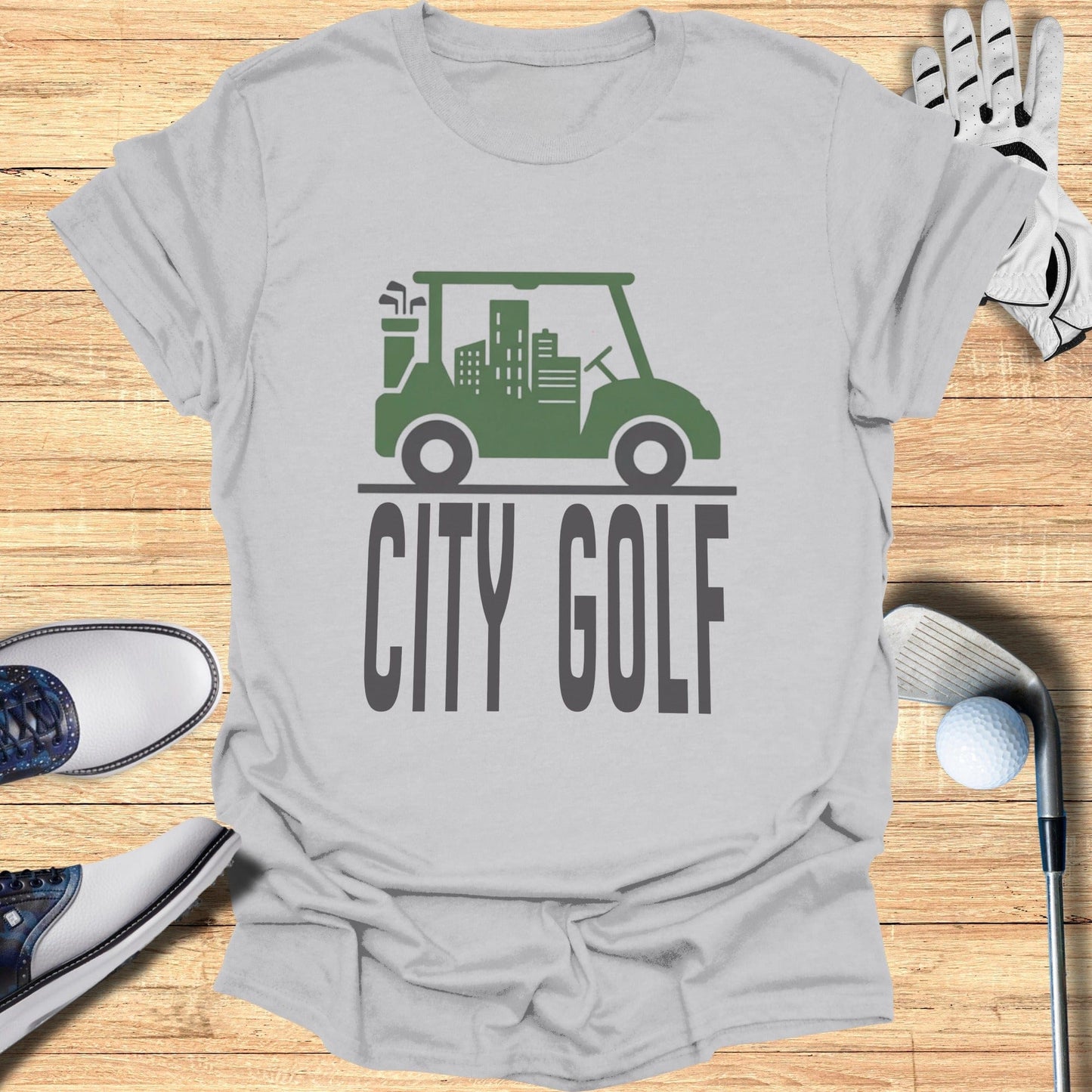 City Golf Graphic Tee for Urban Golfers
