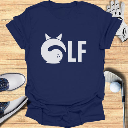 Funny Cat Playing Golf T-Shirt Sports Apparel