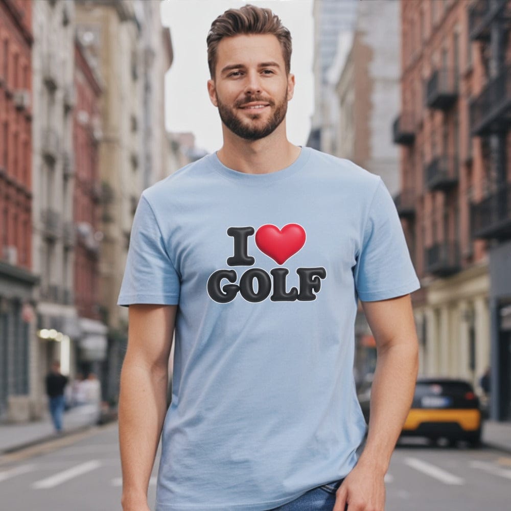 I Heart Golf Fun and Stylish T-Shirt for Golf Lovers