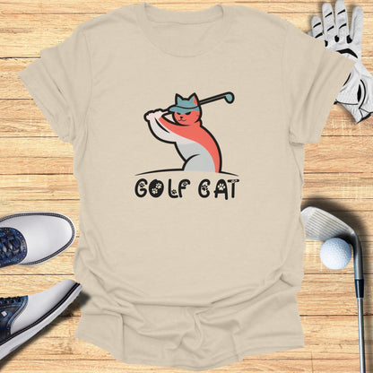 Golf Cat T-Shirt - Funny Golf Tee by Swing Epic