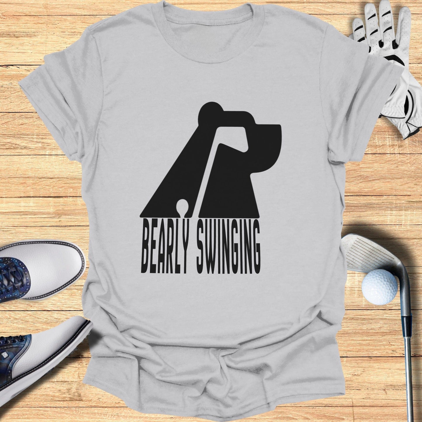 Bearly Swinging Graphic Tee golf shirt