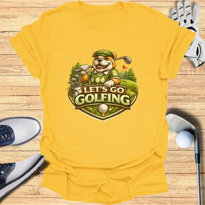 Let's Go Golfing Graphic Tee Shirt Great for Golfing