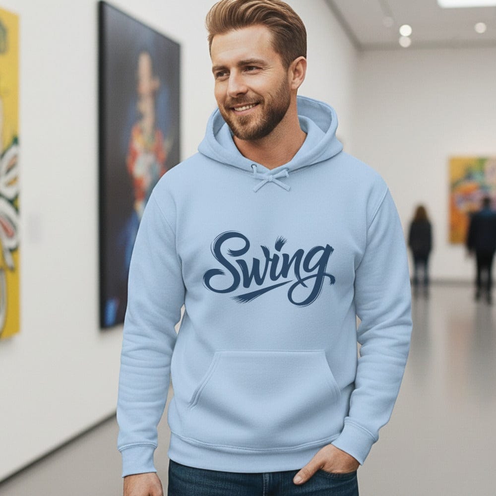 Swing Logo Design Hoodie for Casual Wear