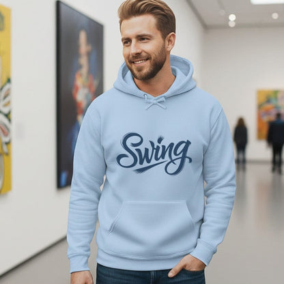 Swing Logo Design Hoodie for Casual Wear