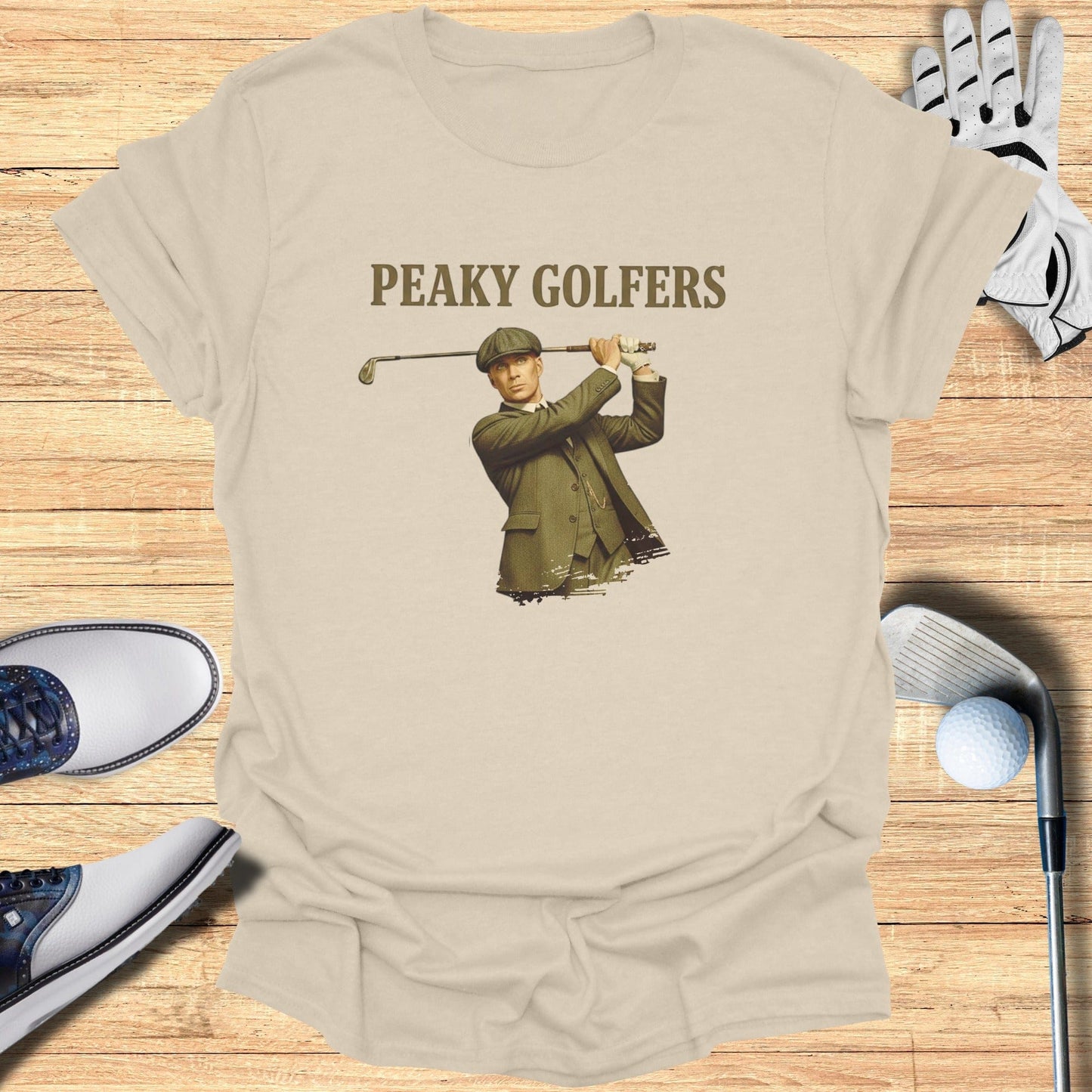 PEAKY GOLFERS Graphic Tee with Retro Style Shirt