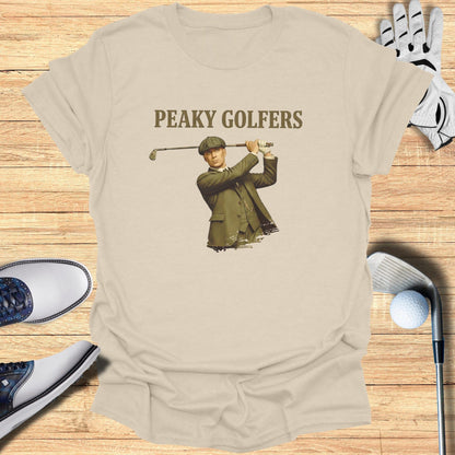 PEAKY GOLFERS Graphic Tee with Retro Style Shirt